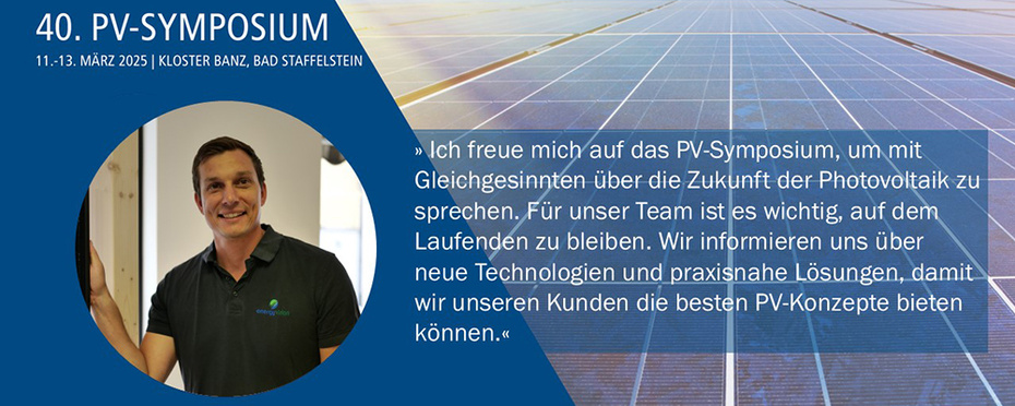 40. PV-Symposium bei EnergyVision GmbH in Cham